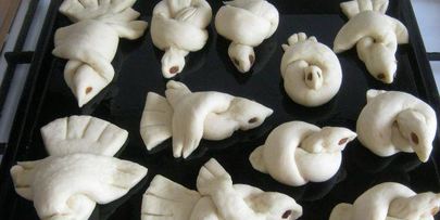 булочки жаворонки