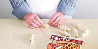 домашние круассаны с миндальным кремом