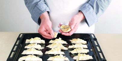 домашние круассаны с миндальным кремом