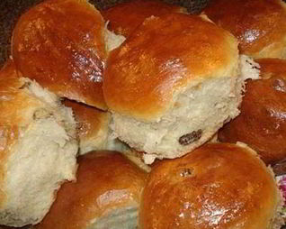Дрожжевые булочки к обеду за два часа