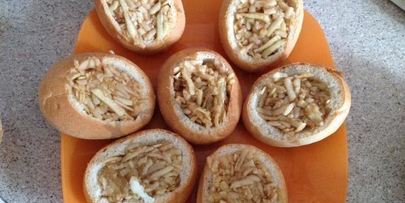 фаршированные булочки малятко с яблоками и корицей