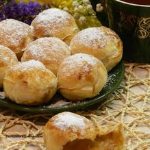 Рецепт Фруктовые булочки из слоеного теста