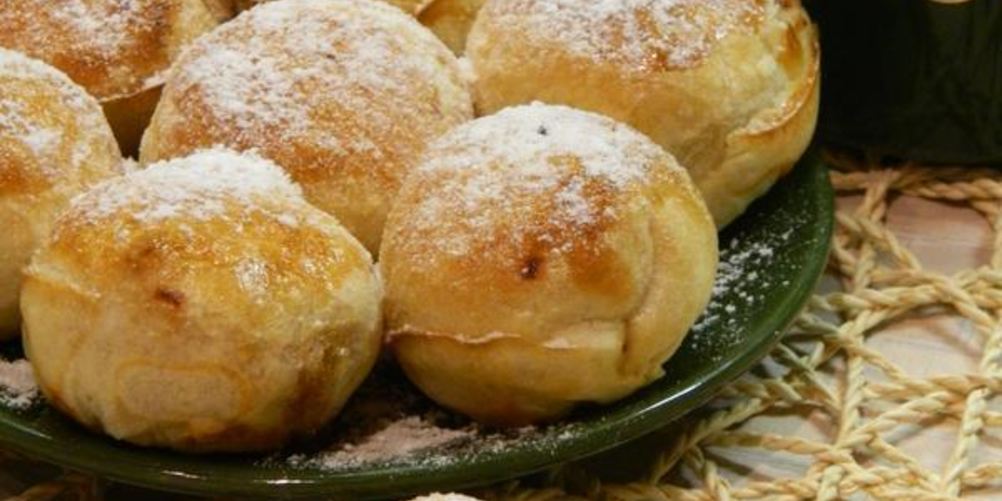 Рецепт фруктовые булочки из слоеного теста