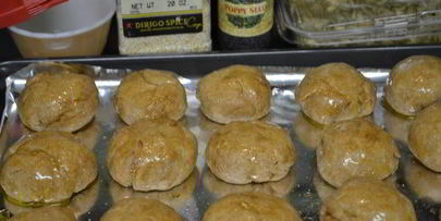 хлебные булочки с маком, кунжутом и семечками