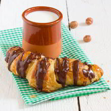 Рецепт Круассаны с шоколадной глазурью