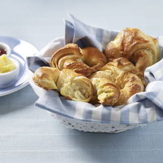 Круассаны с шоколадом