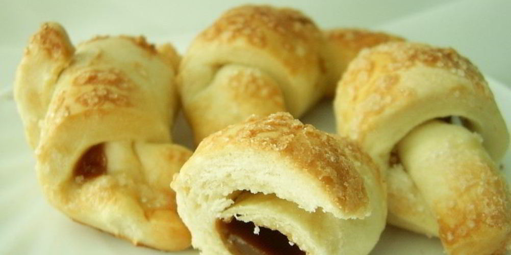 Рецепт круассаны со сгущенкой