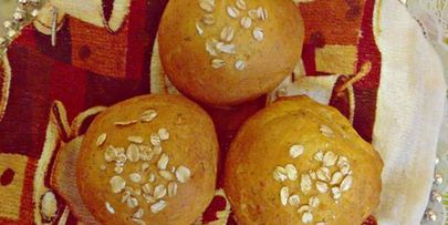 морковные булочки с отрубями