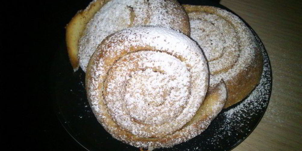 Рецепт плюшки с корицей