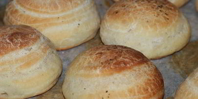 постные слоеные булочки