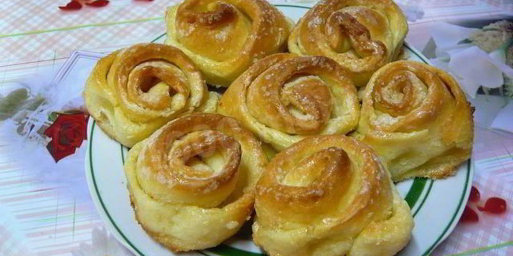 Рецепт сладкие булочки улитки с сахаром