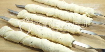 сырные булочки на мангале