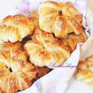Турецкие булочки с сезамом