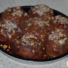 Рецепт Тыквенные двухцветные булочки