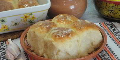 украинские пампушки с чесноком