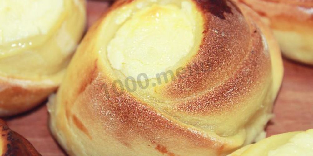 Рецепт ванильная ватрушки с творогом