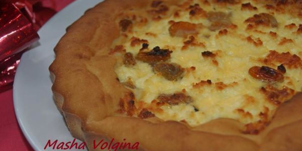 Рецепт ватрушка творожная