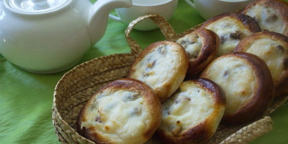 Рецепт ватрушки с творогом из дрожжевого теста