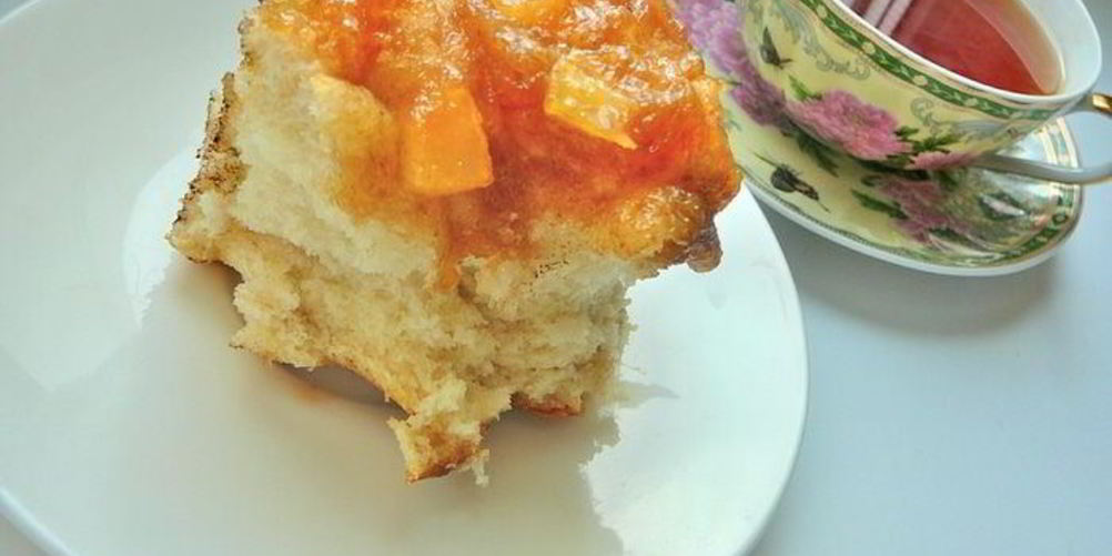 Рецепт влажные коричные булочки в яблочной карамели