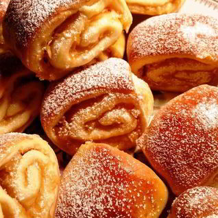 Яблочные булочки