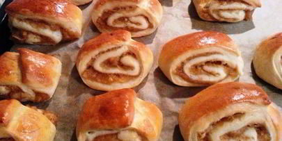 яблочные булочки