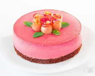 Амарантовый чизкейк