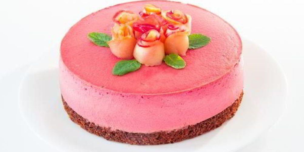 Рецепт амарантовый чизкейк