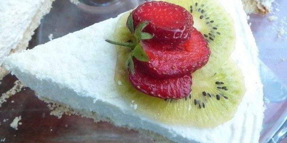 Рецепт английский чизкейк с кокосовой стружкой