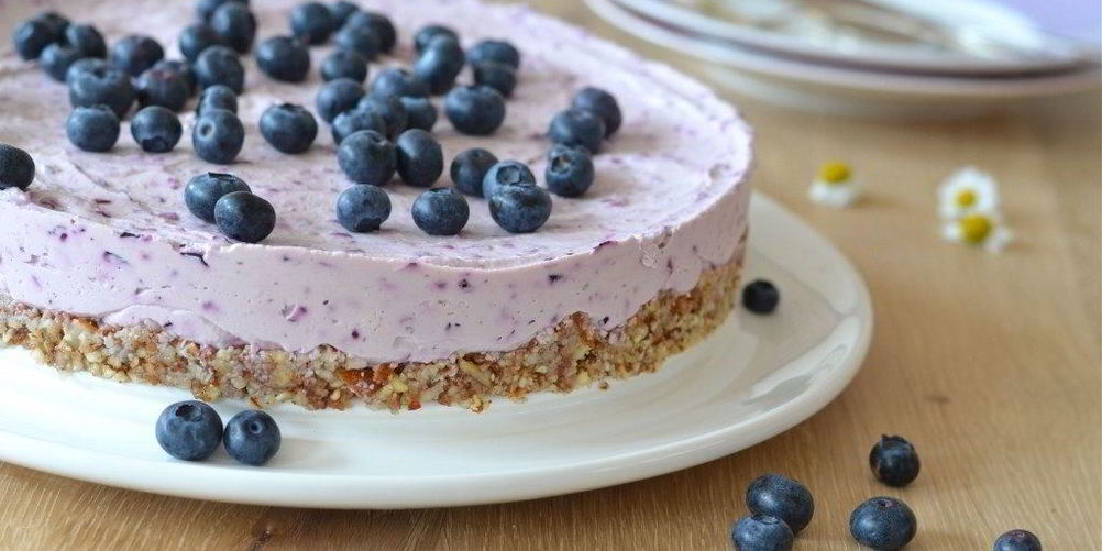 Рецепт черничный чизкейк без выпечки