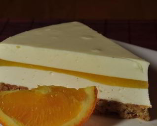 Чизкейк без выпечки с желе