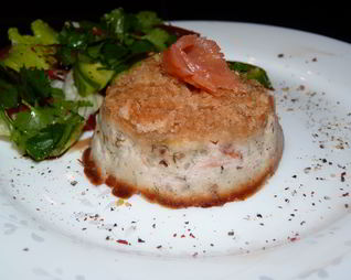 Чизкейк из копченого лосося