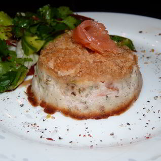 Чизкейк из копченого лосося