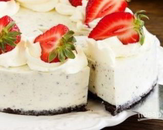 Чизкейк классический из творога без выпечки