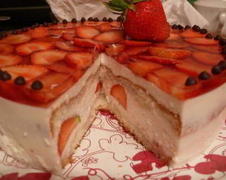 Чизкейк Клубничный ICE