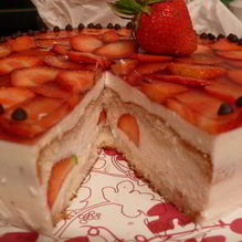 Рецепт Чизкейк Клубничный ICE