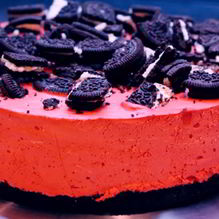 Рецепт Чизкейк Красный бархат с орео