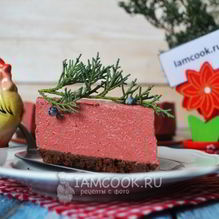 Рецепт Чизкейк Красный бархат