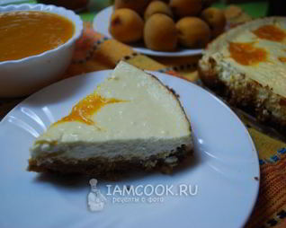 Чизкейк с абрикосами