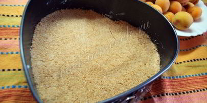 чизкейк с абрикосами