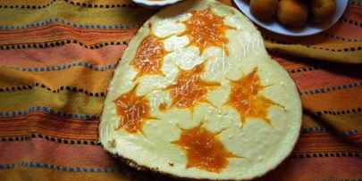 чизкейк с абрикосами