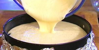 чизкейк с голубикой