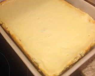 Чизкейк с грушей