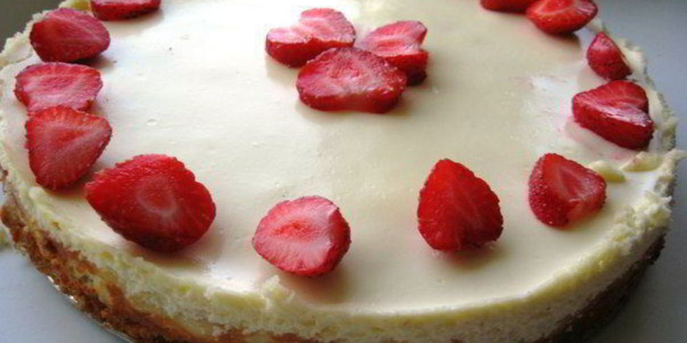 Рецепт чизкейк с клубникой