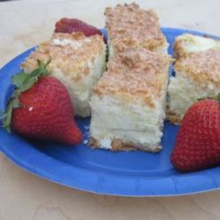 Чизкейк с кокосовой пеной