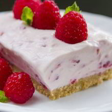 Рецепт Чизкейк с малиной