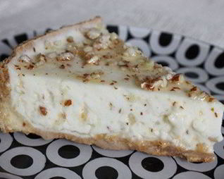 Чизкейк с пралине из грецких орехов