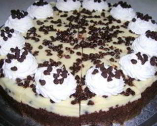 Чизкейк с шоколадной крошкой