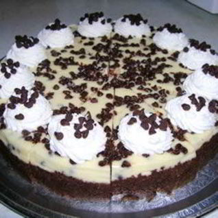 Чизкейк с шоколадной крошкой