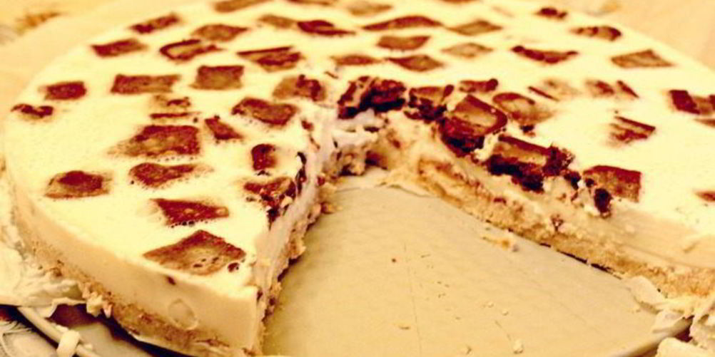 Рецепт чизкейк с шоколадным печеньем