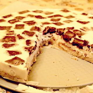 Чизкейк с шоколадным печеньем